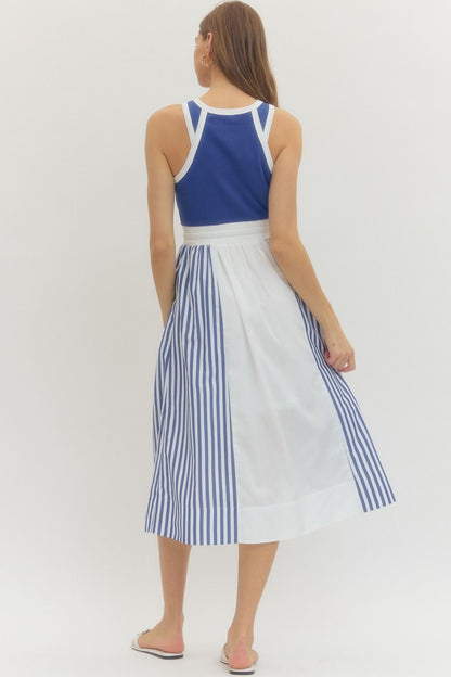 Tie Waist Tank Dress
