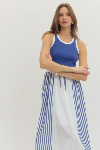 Tie Waist Tank Dress