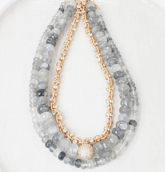 Rhinestone Statement Necklace