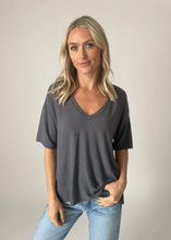 Load image into Gallery viewer, Relaxed V-Neck Tee
