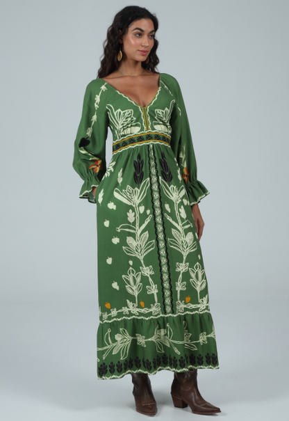 Botanical Maxi Dress