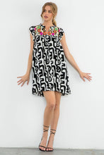 Load image into Gallery viewer, Embroidered Abstract Dress
