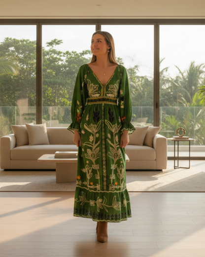 Botanical Maxi Dress