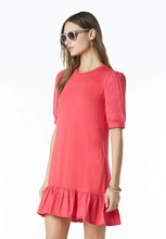 Load image into Gallery viewer, French Terry Puff Sleeve Dress
