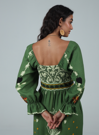 Botanical Maxi Dress