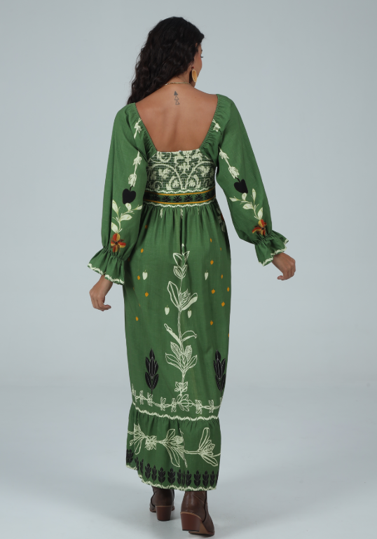 Botanical Maxi Dress
