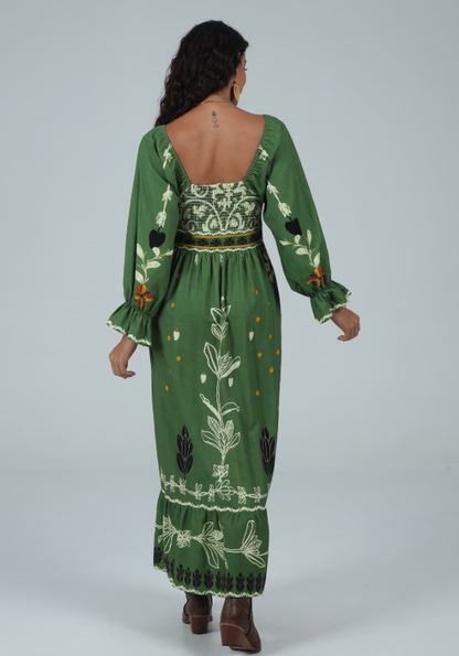 Botanical Maxi Dress
