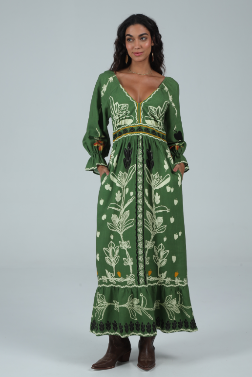 Botanical Maxi Dress