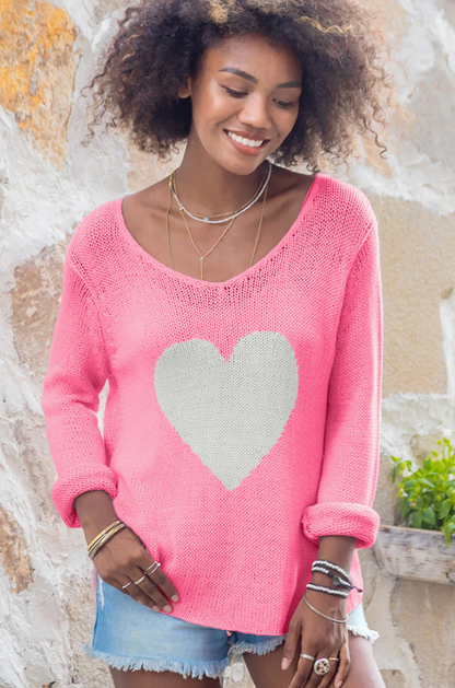 Lightweight Heart Sweater