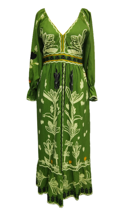 Botanical Maxi Dress