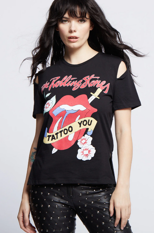 Slit Sleeve Rolling Stones Tee