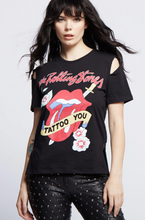 Load image into Gallery viewer, Slit Sleeve Rolling Stones Tee
