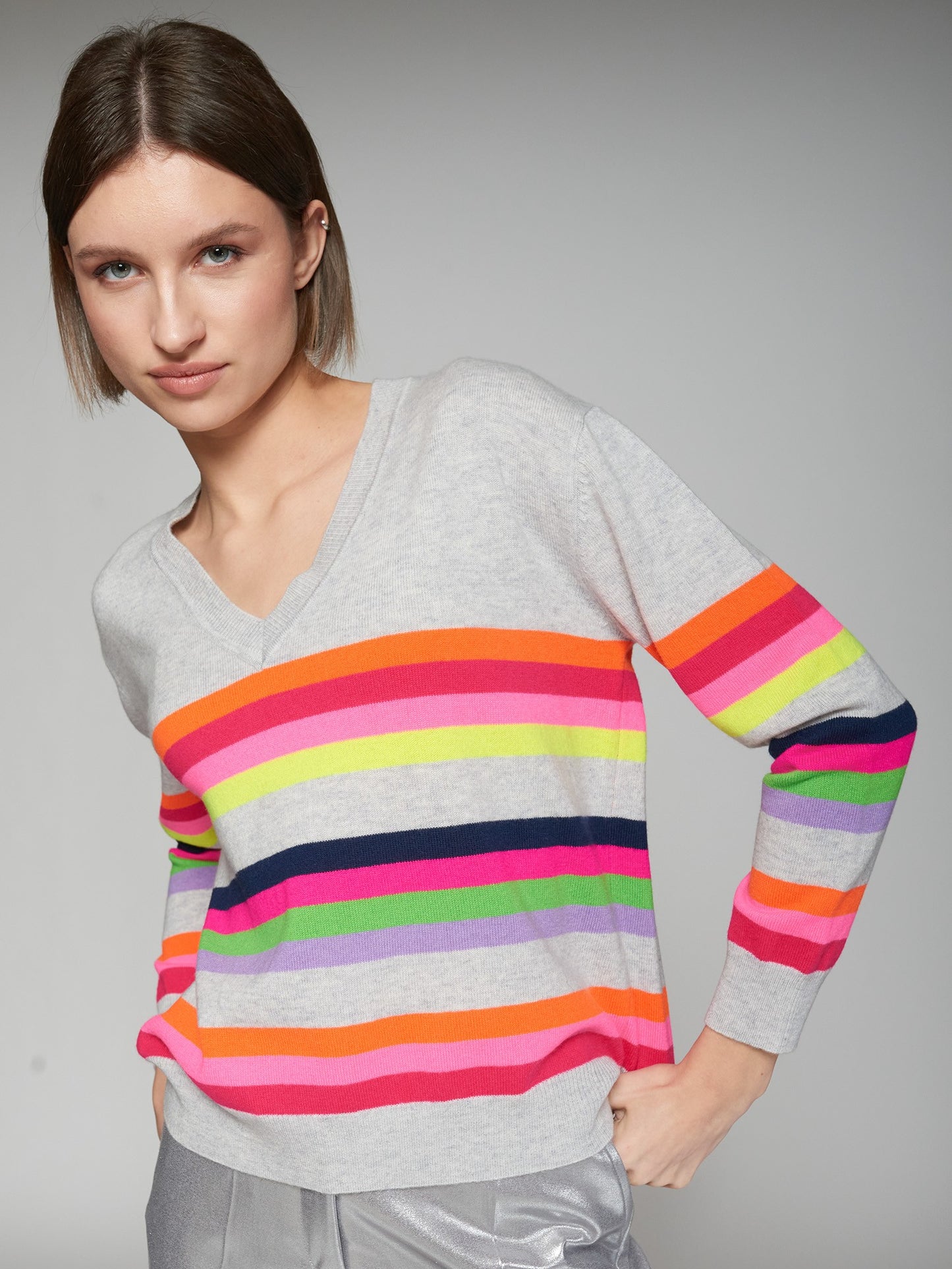 Striped Pullover Sweater