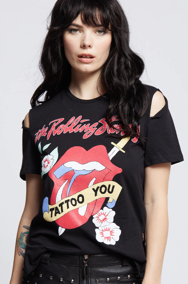 Slit Sleeve Rolling Stones Tee