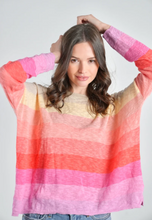 Load image into Gallery viewer, Multi-Colored Stripe Sweater
