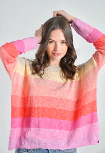 Multi-Colored Stripe Sweater