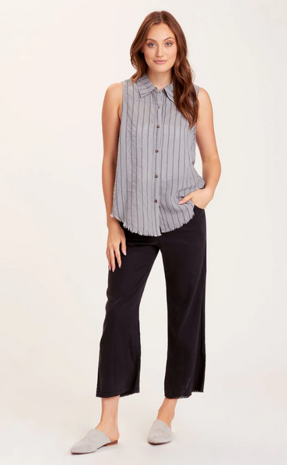 Cropped Tencel Twill Pant