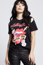 Load image into Gallery viewer, Slit Sleeve Rolling Stones Tee
