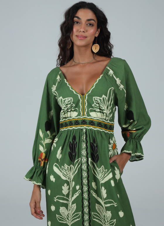 Botanical Maxi Dress