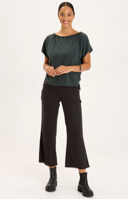 Cropped Tencel Twill Pant